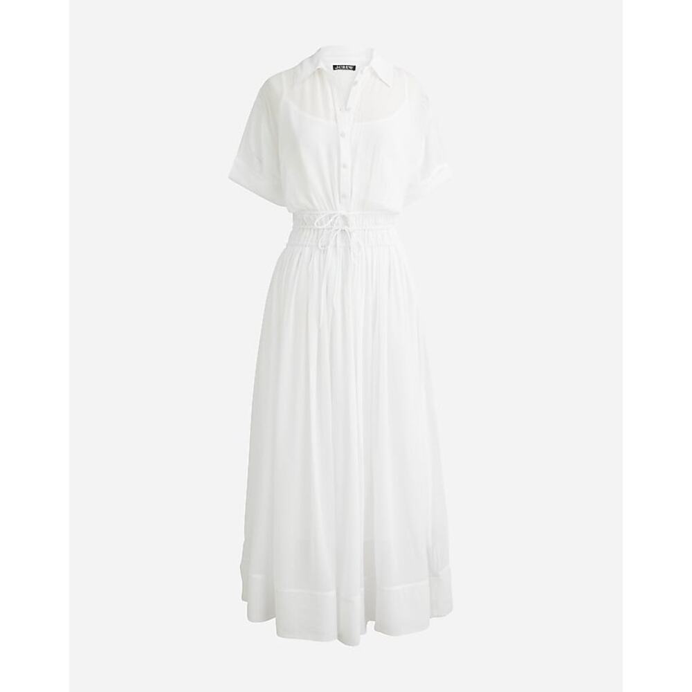 J. Crew Chiffon Shirt Dress size 2